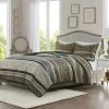 Wholesale 🔥 Madison Park 3pc Claude Reversible Jacquard Coverlet Set Black 👏
