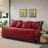 Promo 👍 Madison Park 6pc Warren Reversible Daybed Cover Set - Red 😍