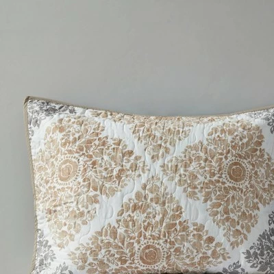 Deals 𧨠Madison Park Arbor 6pc Reversible Coverlet Set Neutral π 2 Deals 𧨠Madison Park Arbor 6pc Reversible Coverlet Set Neutral π - Image 2