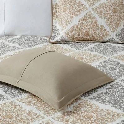 Deals 𧨠Madison Park Arbor 6pc Reversible Coverlet Set Neutral π 3 Deals 𧨠Madison Park Arbor 6pc Reversible Coverlet Set Neutral π - Image 3