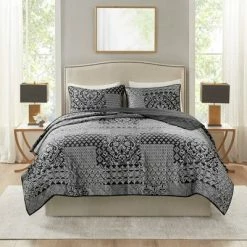 Cheapest 🛒 Madison Park 3pc Hendrix Reversible Jacquard Coverlet Set Black 🧨 -Bedding Sets & Collections Sales Shop unnamed file 8759