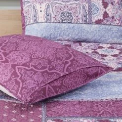Cheapest 🎁 Intelligent Design Full/Queen Lena Printed Reversible Cotton Coverlet Set - Purple 🛒 -Bedding Sets & Collections Sales Shop unnamed file 8784