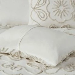 Coupon ✔️ Madison Park 3pc Valeria Tufted Cotton Chenille Coverlet Set Ivory/taupe 🛒 -Bedding Sets & Collections Sales Shop unnamed file 8794