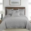 Outlet 👏 Homthreads Marta Bedspread Set Light Gray 🎁