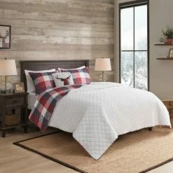 Cheap ⭐ Madison Park Ridge Herringbone to Sherpa Reversible Coverlet Set Red 🤩 -Bedding Sets & Collections Sales Shop unnamed file 8826