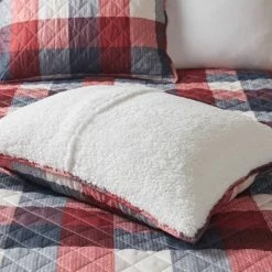Cheap ⭐ Madison Park Ridge Herringbone to Sherpa Reversible Coverlet Set Red 🤩 -Bedding Sets & Collections Sales Shop unnamed file 8830