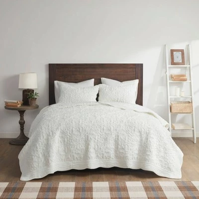 Coupon π Madison Park 3pc Bylur Embroidered Faux Fur Coverlet Set Ivory π 3 Coupon π Madison Park 3pc Bylur Embroidered Faux Fur Coverlet Set Ivory π - Image 3