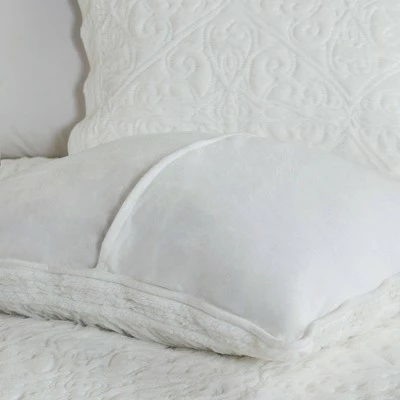 Coupon π Madison Park 3pc Bylur Embroidered Faux Fur Coverlet Set Ivory π 4 Coupon π Madison Park 3pc Bylur Embroidered Faux Fur Coverlet Set Ivory π - Image 4