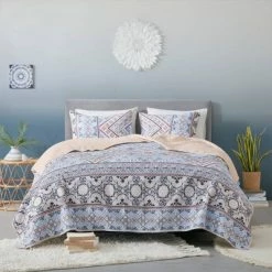 Best reviews of 🎁 Madison Park 3pc Blaire Printed Microfiber Coverlet Set Blue 🧨 -Bedding Sets & Collections Sales Shop unnamed file 8866