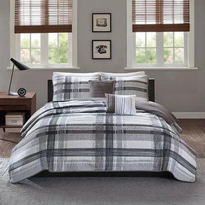 Deals 𧨠Intelligent Design Slate Plaid Coverlet Set Black π― 2 Deals 𧨠Intelligent Design Slate Plaid Coverlet Set Black π― - Image 2