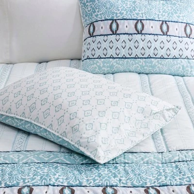Best deal π Madison Park 3pc Malakai Reversible Cotton Coverlet Set Blue π 5 Best deal π Madison Park 3pc Malakai Reversible Cotton Coverlet Set Blue π - Image 5