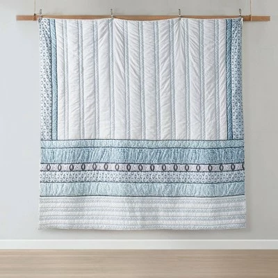 Best deal π Madison Park 3pc Malakai Reversible Cotton Coverlet Set Blue π 8 Best deal π Madison Park 3pc Malakai Reversible Cotton Coverlet Set Blue π - Image 8