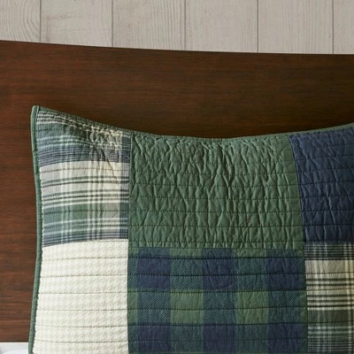 Budget π Woolrich Mill Creek Oversized Cotton Quilt Set Green π 3 Budget π Woolrich Mill Creek Oversized Cotton Quilt Set Green π - Image 3