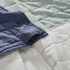 Budget 🔔 Urban Habitat Carson 3pc Reversible Cotton Printed Coverlet/Wall Tapestry Aqua 🤩 -Bedding Sets & Collections Sales Shop unnamed file 9003