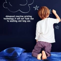 Hot Sale 🧨 3 Pcs Twin Polyester Galaxy Stars Themed Bedding Sets Blue - PiccoCasa 😍 -Bedding Sets & Collections Sales Shop unnamed file 9040