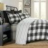 Cheapest 🤩 Camden Black Duvet Set - One Full/Queen Duvet and Two Standard Shams - Levtex Home 👍