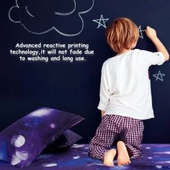 Promo 🧨 4 Pcs Polyester Galaxy Stars Themed Bedding Sets - PiccoCasa 😍 -Bedding Sets & Collections Sales Shop unnamed file 9053