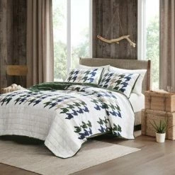 Buy 🤩 Woolrich 3pc Hudson Oversized Cotton Quilt Mini Set Green ✨ -Bedding Sets & Collections Sales Shop unnamed file 9073