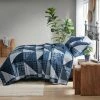 Best Sale 🎁 Woolrich 3pc Olsen Oversized Cotton Quilt Mini Set Blue ✨