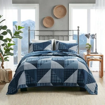 Best Sale π Woolrich 3pc Olsen Oversized Cotton Quilt Mini Set Blue β¨ 2 Best Sale π Woolrich 3pc Olsen Oversized Cotton Quilt Mini Set Blue β¨ - Image 2
