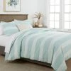 Best deal 🤩 Chambray Yarn Dye Stripe Duvet & Sham Set - Threshold Mettalic Blue ✔️