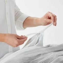 Best deal 🤩 Chambray Yarn Dye Stripe Duvet & Sham Set - Threshold Mettalic Blue ✔️ -Bedding Sets & Collections Sales Shop unnamed file 9144