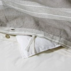 Best deal 🤩 Chambray Yarn Dye Stripe Duvet & Sham Set - Threshold Mettalic Blue ✔️ -Bedding Sets & Collections Sales Shop unnamed file 9145