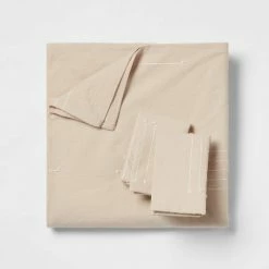 Deals 👍 Clipped Linework Duvet Set - Threshold™ Khaki ❤️ -Bedding Sets & Collections Sales Shop unnamed file 9158