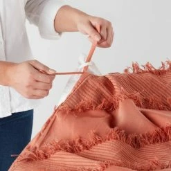 Deals 😀 Diagonal Textured Duvet & Sham Set - Opalhouse™ Rust 💯 -Bedding Sets & Collections Sales Shop unnamed file 9209