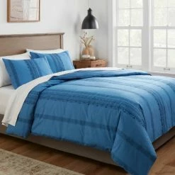 Best deal ⭐ Cotton Jacquard Pattern Duvet Cover & Sham Set - Threshold™ Dark Gold 🧨