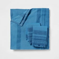 Best deal ⭐ Cotton Jacquard Pattern Duvet Cover & Sham Set - Threshold™ Dark Gold 🧨 -Bedding Sets & Collections Sales Shop unnamed file 9228