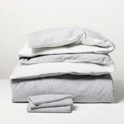 Top 10 👏 Hearth & Hand With Magnolia Microstripe Duvet & Sham Set Railroad Gray - Hearth & Hand™ with Magnolia ⭐ -Bedding Sets & Collections Sales Shop unnamed file 9268