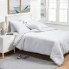 Cheap 🎁 Sig Hotel Border Frame Duvet & Sham Set - Threshold Signature™ White/navy 🔥