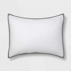 Cheap 🎁 Sig Hotel Border Frame Duvet & Sham Set - Threshold Signature™ White/navy 🔥 -Bedding Sets & Collections Sales Shop unnamed file 9301