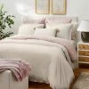Best Sale ❤️ Threshold Designed W/Studio McGee Raw Edge Hemstitch Cotton Slub Duvet & Sham Set - Threshold™ designed with Studio McGee Light Beige ⭐