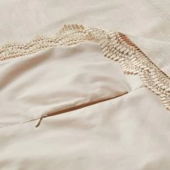 Top 10 👍 Threshold Designed W/Studio McGee Lace Border Cotton Slub Duvet & Sham Set - Threshold™ designed with Studio McGee Light Beige 😀 -Bedding Sets & Collections Sales Shop unnamed file 9332