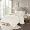 Outlet 🤩 Madison Park Cecily Tufted Cotton Chenille Medallion Duvet Cover Set Blush 🌟