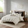 Coupon ⌛ Ink+Ivy 3pc Rhea Cotton Jacquard Duvet Cover & Sham Mini Set Gray 👍