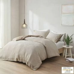 Flash Sale 😍 Clean Spaces Elena Rayon from Bamboo Blend Waffle Weave Duvet Cover Set Taupe 🌟 -Bedding Sets & Collections Sales Shop unnamed file 9424