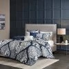 Buy 🌟 Madison Park Adela Duvet Cover Set 6pc Indigo ✔️