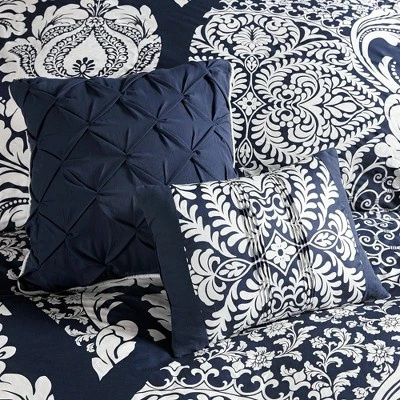 Buy π Madison Park Adela Duvet Cover Set 6pc Indigo βοΈ 9 Buy π Madison Park Adela Duvet Cover Set 6pc Indigo βοΈ - Image 9