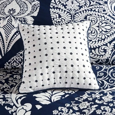 Buy π Madison Park Adela Duvet Cover Set 6pc Indigo βοΈ 10 Buy π Madison Park Adela Duvet Cover Set 6pc Indigo βοΈ - Image 10