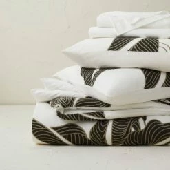 Wholesale 🎁 Opalhouse Designed With Jungalow Mariposa Bed in a Bag Comforter & Sheets Set Botanical Leaf Print - Opalhouse™ designed with Jungalow™ Cream/black 🎁