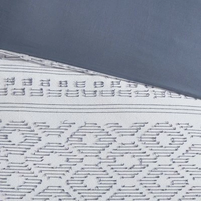 Best deal π Urban Habitat Emerson Clip Jacquard Duvet Cover Set White/gray β 6 Best deal π Urban Habitat Emerson Clip Jacquard Duvet Cover Set White/gray β - Image 6