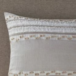 New 🔔 Ink+Ivy Lennon Organic Cotton Jacquard Duvet Cover Set Taupe ✨ -Bedding Sets & Collections Sales Shop unnamed file 9629