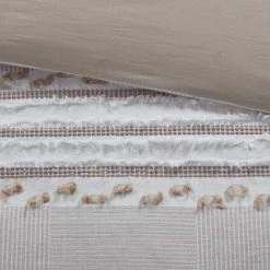 New 🔔 Ink+Ivy Lennon Organic Cotton Jacquard Duvet Cover Set Taupe ✨ -Bedding Sets & Collections Sales Shop unnamed file 9631