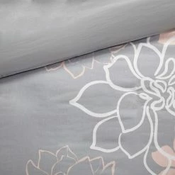 Flash Sale 🔔 Madison Park Jane Floral Duvet Cover Set 6pc Gray/blush 🔥 -Bedding Sets & Collections Sales Shop unnamed file 9639
