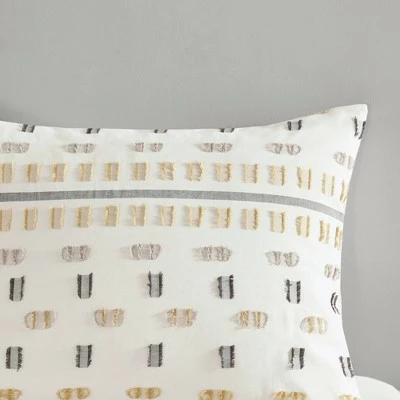 Cheapest ✔️ Urban Habitat Ari 5pc Cotton Jacquard Duvet Cover Set Aqua ❤️ 4 Cheapest ✔️ Urban Habitat Ari 5pc Cotton Jacquard Duvet Cover Set Aqua ❤️ - Image 4