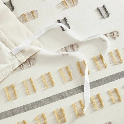 Cheapest ✔️ Urban Habitat Ari 5pc Cotton Jacquard Duvet Cover Set Aqua ❤️ 7 Cheapest ✔️ Urban Habitat Ari 5pc Cotton Jacquard Duvet Cover Set Aqua ❤️ - Image 7