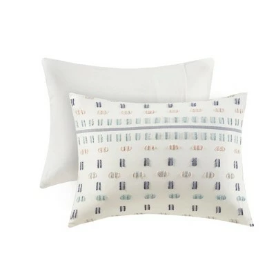 Cheapest ✔️ Urban Habitat Ari 5pc Cotton Jacquard Duvet Cover Set Aqua ❤️ 10 Cheapest ✔️ Urban Habitat Ari 5pc Cotton Jacquard Duvet Cover Set Aqua ❤️ - Image 10